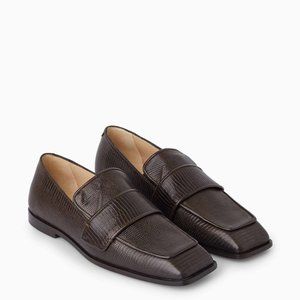 COS Square Toe Leather Loafers Size 41 (10.5)